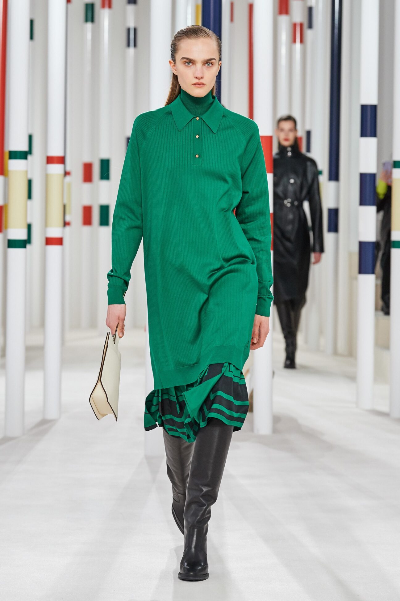 Josefine Lynderup walking Hermés AW20